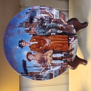 Vintage Disney Mary Poppins Chim Chim Cher-ee Collector's Plate Knowles